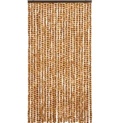 Insektmiddel & Dyreafvisende Middel^Insektgardin i chenille - Beskyt mod insekter | Størrelse: 100x220 cm | Farve: Okker og hvid