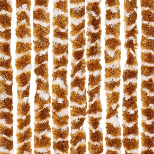 Insektmiddel & Dyreafvisende Middel^Insektgardin i chenille - Beskyt mod insekter | Størrelse: 100x220 cm | Farve: Okker og hvid