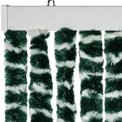 Insektmiddel & Dyreafvisende Middel^Insektgardin i chenille - Fluenet gardin | Farve: Grøn og hvid | Størrelse: 90x220 cm