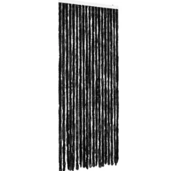 Insektmiddel & Dyreafvisende Middel^Insektgardin i chenille - Flue- og myggefrit | Farve: Antracitgrå | Størrelse: 56x200 cm