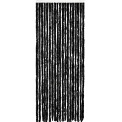 Insektmiddel & Dyreafvisende Middel^Insektgardin i chenille - Flue- og myggefrit | Farve: Antracitgrå | Størrelse: 56x200 cm