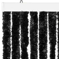 Insektmiddel & Dyreafvisende Middel^Insektgardin i chenille - Flue- og myggefrit | Farve: Antracitgrå | Størrelse: 56x200 cm