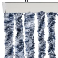 Online Insektgardin i chenille - Beskytter mod insekter | Farve: Blå og hvid | Størrelse: 118x200 cm Insektmiddel & Dyreafvisende Middel