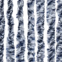 Online Insektgardin i chenille - Beskytter mod insekter | Farve: Blå og hvid | Størrelse: 118x200 cm Insektmiddel & Dyreafvisende Middel