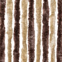 Insektmiddel & Dyreafvisende Middel^Insektgardin i chenille - Beskytter mod insekter | Farve: Beige og lysebrun | Størrelse: 100x220 cm