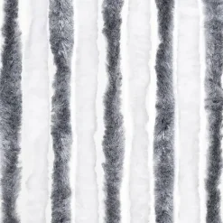 Sale Insektgardin i chenille grå/hvid - Aftageligt og vandafvisende | Størrelse: 90x200 cm Insektmiddel & Dyreafvisende Middel