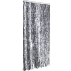 Insektmiddel & Dyreafvisende Middel^Insektgardin med chenilletråde - Beskytter mod insekter | Farve: Sølv | Størrelse: 100 x 220 cm