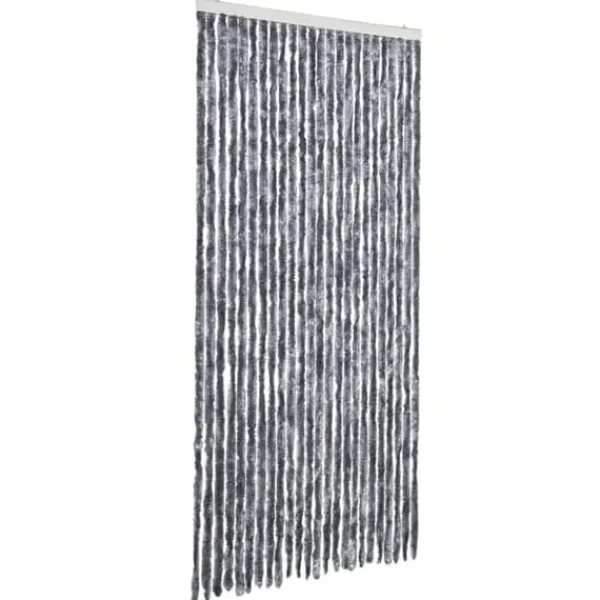 Insektmiddel & Dyreafvisende Middel^Insektgardin med chenilletråde - Beskytter mod insekter | Farve: Sølv | Størrelse: 100 x 220 cm