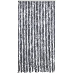 Insektmiddel & Dyreafvisende Middel^Insektgardin med chenilletråde - Beskytter mod insekter | Farve: Sølv | Størrelse: 100 x 220 cm