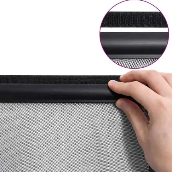 Insektmiddel & Dyreafvisende Middel^Insektgardin til dør - Effektiv insektbeskyttelse | Farve: Sort | Størrelse: 100x220 cm