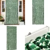 Outlet Insektgardin 100x220 cm chenille grøn og hvid - Insektgardin - Insektgardiner - Home & Living Insektmiddel & Dyreafvisende Middel