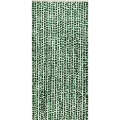Outlet Insektgardin 100x220 cm chenille grøn og hvid - Insektgardin - Insektgardiner - Home & Living Insektmiddel & Dyreafvisende Middel