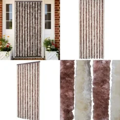 Best Insektgardin 90x200 cm chenille beige og lysebrun - Insektgardin - Insektgardiner - Home & Living Insektmiddel & Dyreafvisende Middel