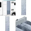 Clearance Insektgardin 90x200 cm chenille sølvfarvet - Insektgardin - Insektgardiner - Home & Living Insektmiddel & Dyreafvisende Middel