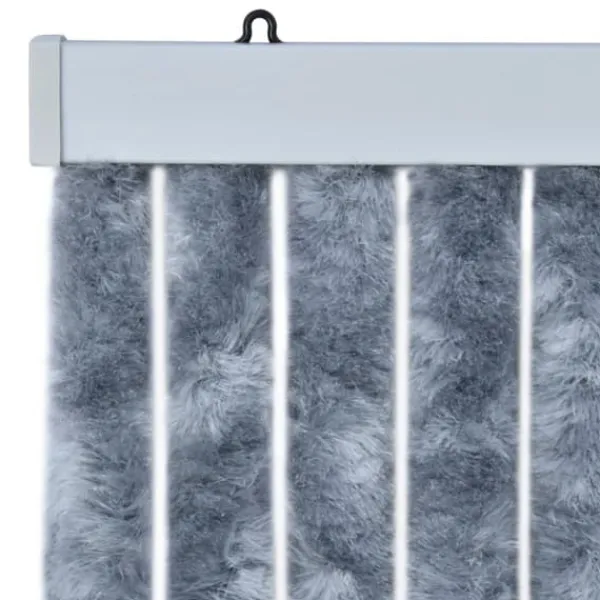 Clearance Insektgardin 90x200 cm chenille sølvfarvet - Insektgardin - Insektgardiner - Home & Living Insektmiddel & Dyreafvisende Middel