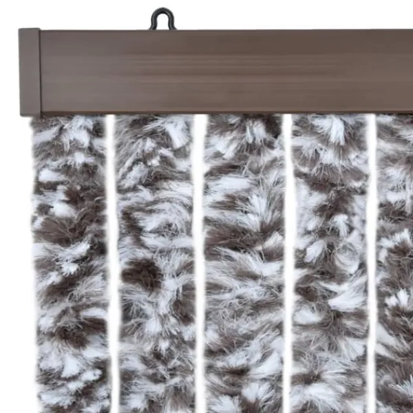 Insektmiddel & Dyreafvisende Middel^Insektgardin 56x200 cm chenille brun og beige - Insektgardin - Insektgardiner - Home & Living