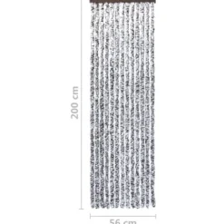 Insektmiddel & Dyreafvisende Middel^Insektgardin 56x200 cm chenille brun og beige - Insektgardin - Insektgardiner - Home & Living