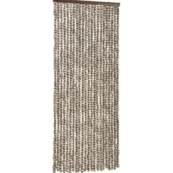 New Insektgardin 90x220 cm chenille gråbrun og hvid - Insektgardin - Insektgardiner - Home & Living Insektmiddel & Dyreafvisende Middel