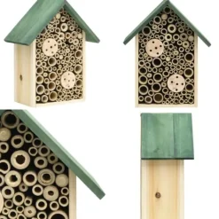 Best Insekthotel 2 stk. 23x14x29 cm fyrretræ - Insekthotel - Insekthoteller - Home & Living Til Fugle & Småvildt
