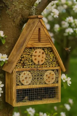 Til Fugle & Småvildt^Insekthotel XXL 15.2 – hus til bier, humlebier og mariehøns – have