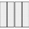Insektmiddel & Dyreafvisende Middel^Insektnet til dør med magneter - 2 stk. | Farve: Sort | Størrelse: 200x80 cm