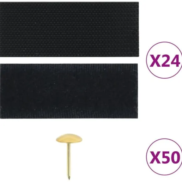 Insektmiddel & Dyreafvisende Middel^Insektnet til dør med magneter - 2 stk. | Farve: Sort | Størrelse: 200x80 cm