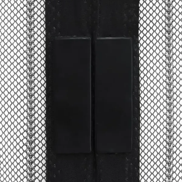 Insektmiddel & Dyreafvisende Middel^Insektnet til dør med magneter - 2 stk. | Farve: Sort | Størrelse: 200x80 cm