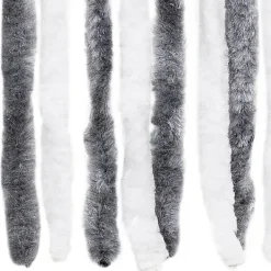 Discount Insektsdraperi i grå och vit chenille - Håller borta insekter | Storlek: 56x200 cm Insektmiddel & Dyreafvisende Middel