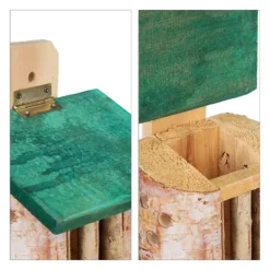 Til Fugle & Småvildt^Insektshotel, 25x15x11,5 cm, Grøn