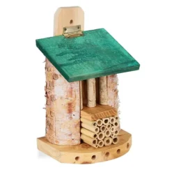 Til Fugle & Småvildt^Insektshotel, 25x15x11,5 cm, Grøn