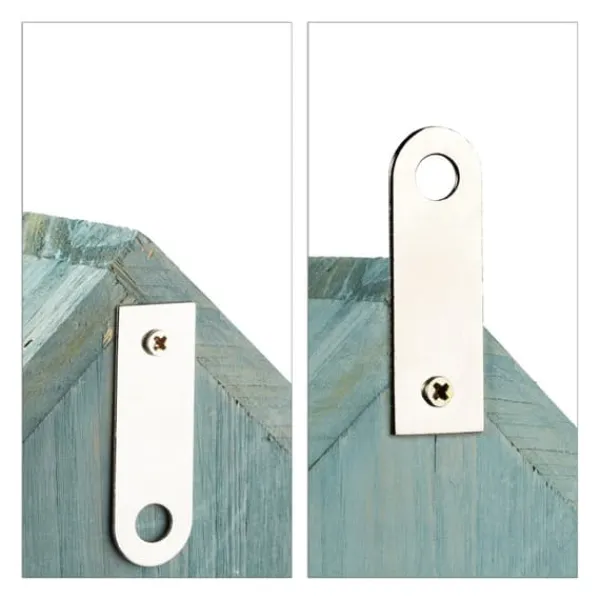 New Insektshotel, 40x27,5x7 cm, Grøn eller Orange, Træ Til Fugle & Småvildt