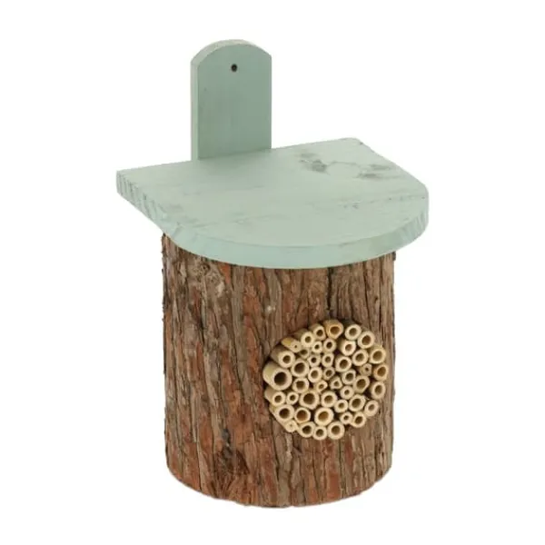 Insektshotel, 26,5x17x19 cm, Naturtræ Til Fugle & Småvildt
