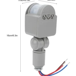 Best Intelligent infrarød menneskekropsbevægelsessensor LED-lyssensor 85-265V Bevægelsesdetektorer