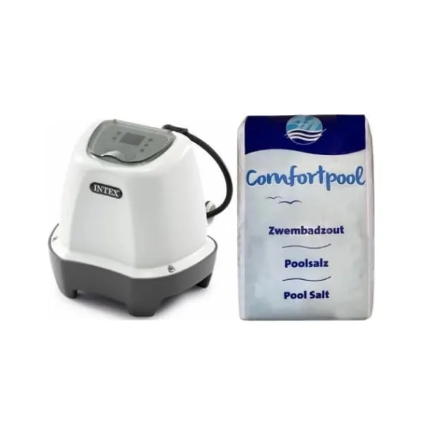 Pool- & Spatilbehør^Intex - Saltvandssystem 26662GS & Svømmebassin Salt 20 kg