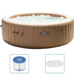 Hot INTEX boblebad med massagefunktion PureSpa 216x71 cm 6 pers. rund Spa & Udendørsbad