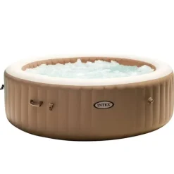 Hot INTEX boblebad med massagefunktion PureSpa 216x71 cm 6 pers. rund Spa & Udendørsbad