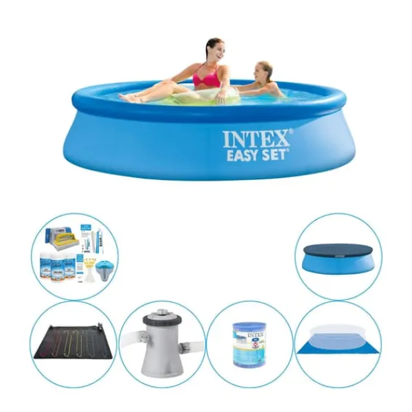Best Intex Easy Set Rund 244x61 cm - Pool plus tilbehør Pooler