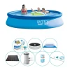 New Intex Easy Set Rund 396x84 cm - Pool Comfort Pakke Pooler