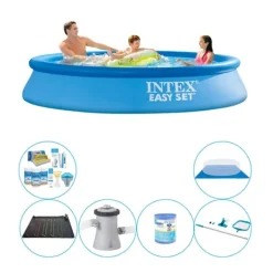 Outlet Intex Easy Set Rund 305x61 cm - 7 stk - Poolpakke Pooler