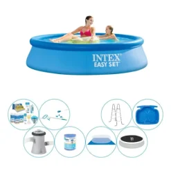 Sale Intex Easy Set Rund 244x61 cm - Deluxe Pool Deal Pooler
