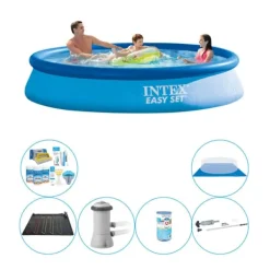 Pooler^Intex Easy Set Rund 366x76 cm - 7 stk - Pool Deal