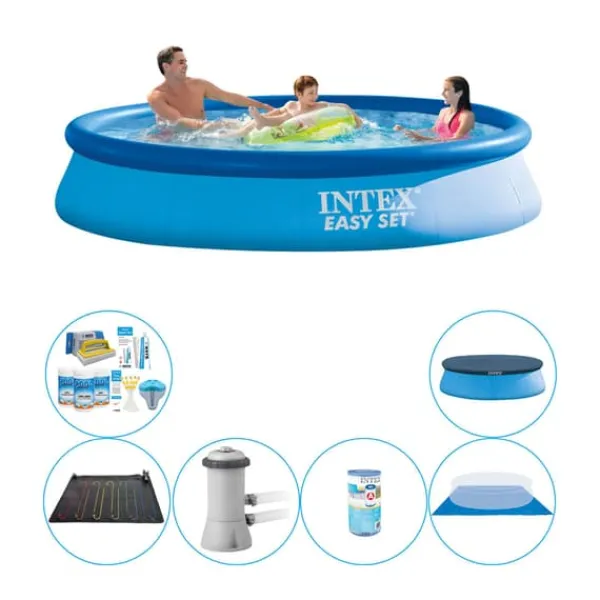 Discount Intex Easy Set Rund 366x76 cm - Pool plus tilbehør Pooler