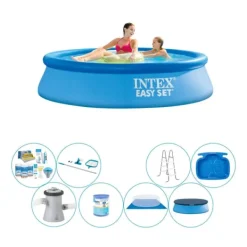 New Intex Easy Set Rund 244x61 cm - Pool bundt Pooler