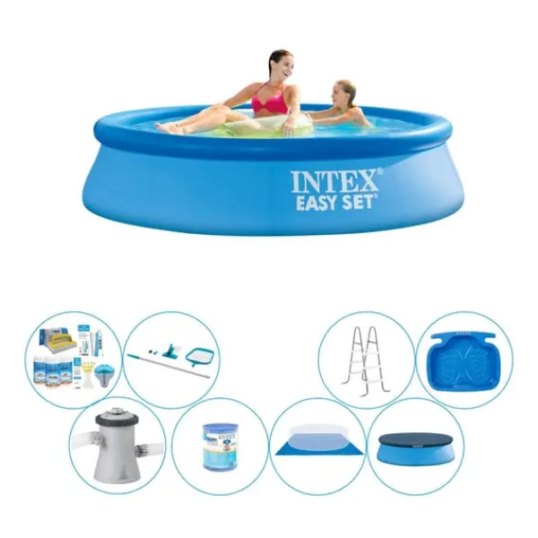 New Intex Easy Set Rund 244x61 cm - Pool bundt Pooler