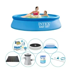 Outlet Intex Easy Set Rund 244x61 cm - Pool Comfort Pakke Pooler