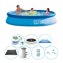Pooler^Intex Easy Set Rundt 366x76 cm - Alt i 1 poolsæt