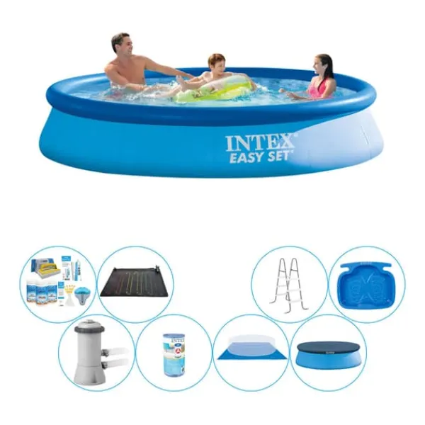 Pooler^Intex Easy Set Rundt 366x76 cm - Pool Super Deal