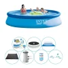 New Intex Easy Set Rundt 396x84 cm - Alt i 1 poolsæt Pooler