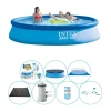 Pooler^Intex Easy Set Rundt 396x84 cm - Poolsæt