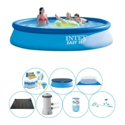 Pooler^Intex Easy Set Rundt 396x84 cm - Poolsæt